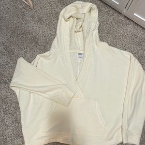 PINK- cropped hoodie